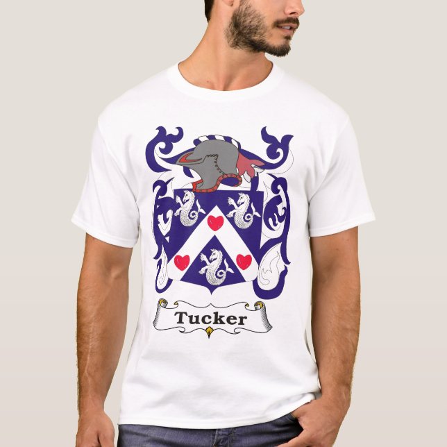 Tucker Family Coat of Arms T-shirt (Front)