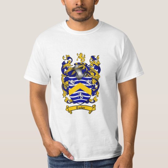 Tucker Family Crest - Tucker Coat of Arms T-Shirt