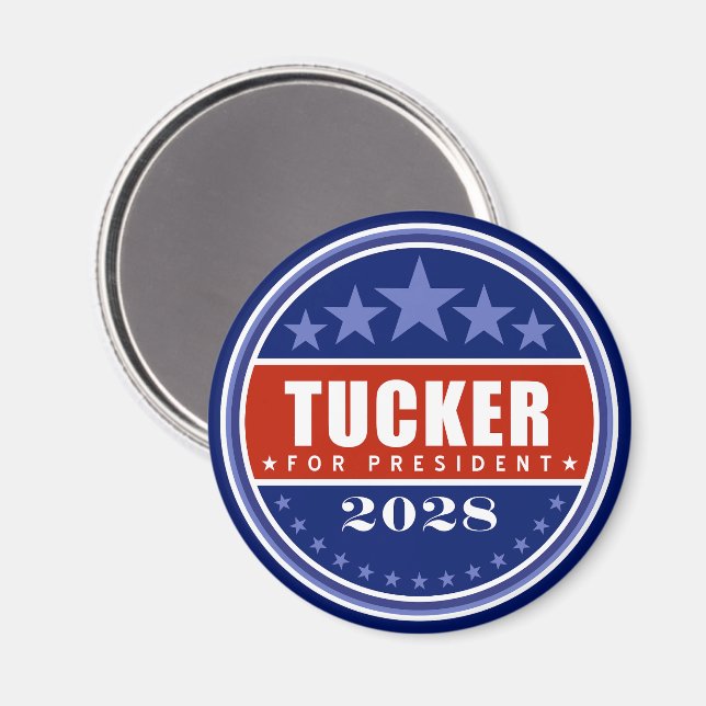 Tucker for President 2028 Magnet (Front/Back)