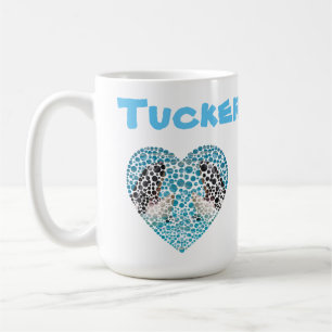 Tucker Name With Orcas, Coffee Mug