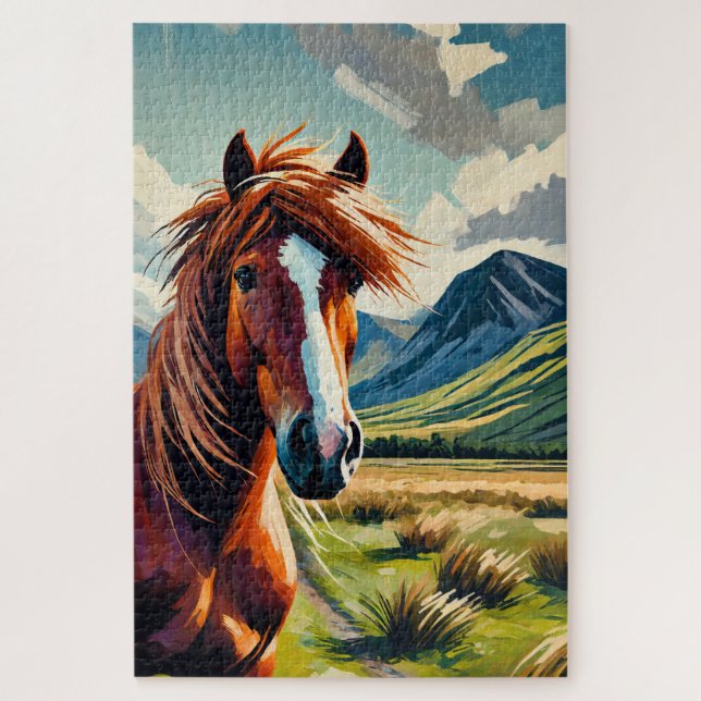 Tucker the Horse 1000 Piece Puzzle (Vertical)