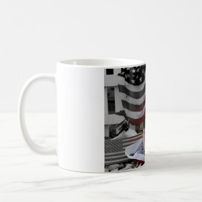 Tucker Wears Goggles America Coffee Mug (Left)
