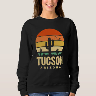 Tucson Arizona AZ Cactus Desert Souvenir Sunset Re Sweatshirt