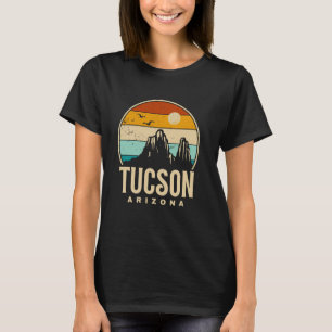 Tucson Arizona AZ Mountains Desert Retro Vintage S T-Shirt