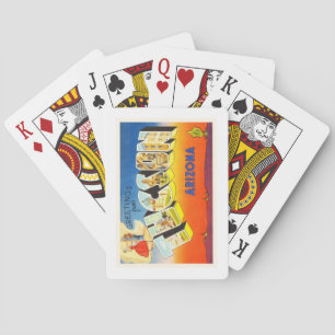 Tucson Arizona AZ Old Vintage Travel Souvenir Playing Cards