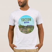 Tucson Arizona Cactus and Mountain Vintage