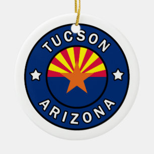 Tucson Arizona Ceramic Tree Decoration