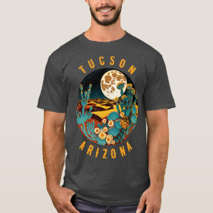 Tucson Arizona Desert At Night Painting1 T-Shirt