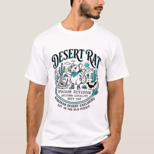 Tucson Arizona Desert Rat Explorer Emblem T-Shirt