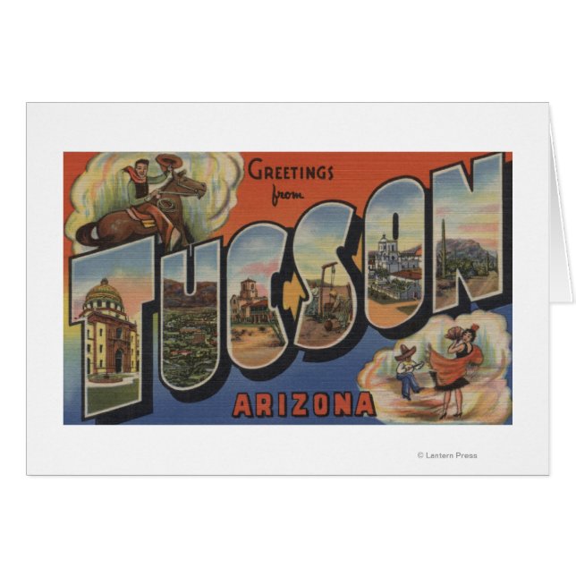 Tucson, Arizona - Large Letter Scenes 2 (Front Horizontal)
