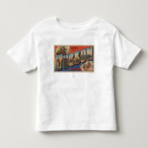 Tucson, Arizona - Large Letter Scenes Toddler T-Shirt