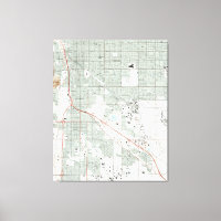 Tucson Arizona Map (1992)