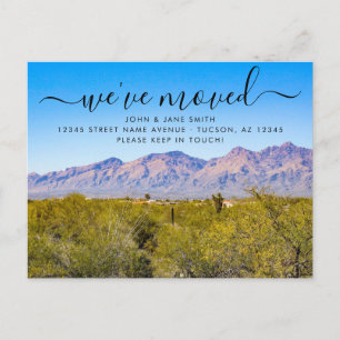 Tucson Arizona Moving Announcement Postcard
