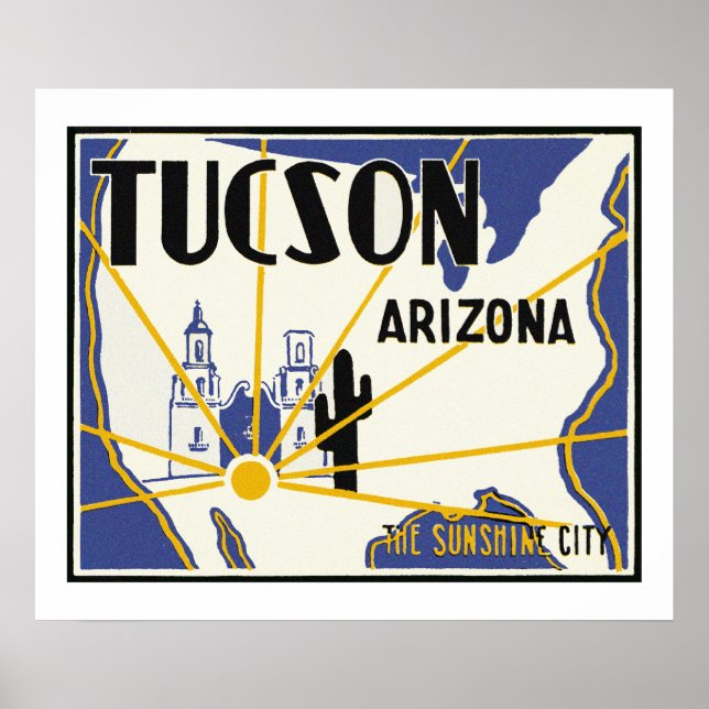 Tucson Arizona Poster (Front)