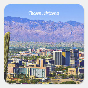 Tucson, Arizona scenic view Square Sticker
