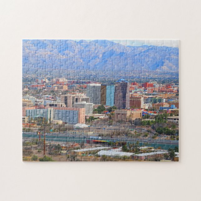 Tucson Arizona Skyline Jigsaw Puzzle (Horizontal)