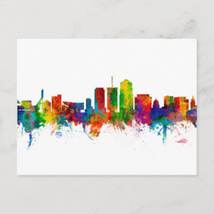 Tucson Arizona Skyline Postcard