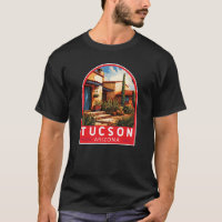 Tucson Arizona Travel Art Emblem