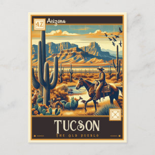 Tucson, Arizona   Vintage Postcard