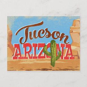 Tucson Arizona Vintage Travel Postcard