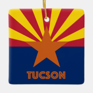 Tucson AZ Ceramic Ornament