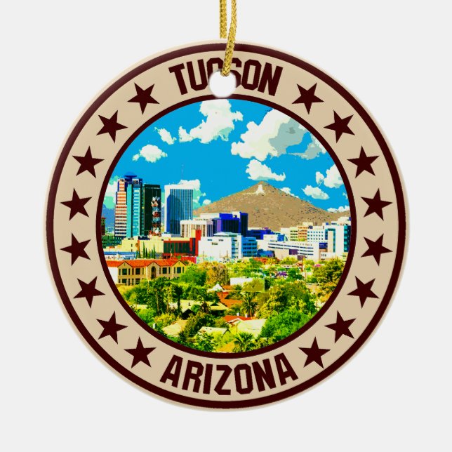 Tucson                                             ceramic tree decoration (Front)