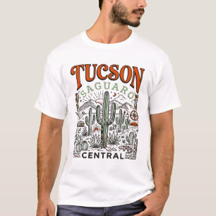 Tucson Saguaro Central Arizona Desert Landscape T-Shirt
