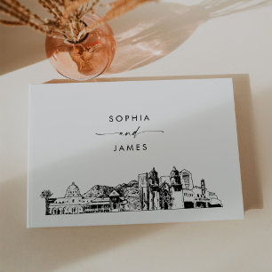 Tucson Skyline Wedding Guest Book