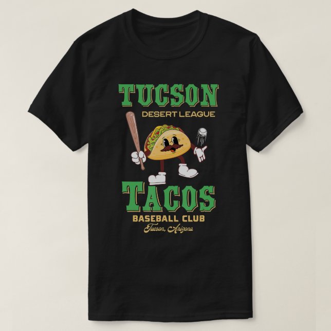 Tucson Tacos Retro Minor League Baseball Team T-Sh T-Shirt (Design Front)