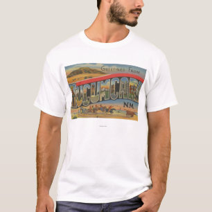 Tucumcari, New Mexico - Large Letter Scenes T-Shirt