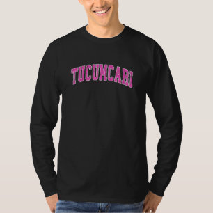 Tucumcari New Mexico Nm Vintage Sports Pink T-Shirt