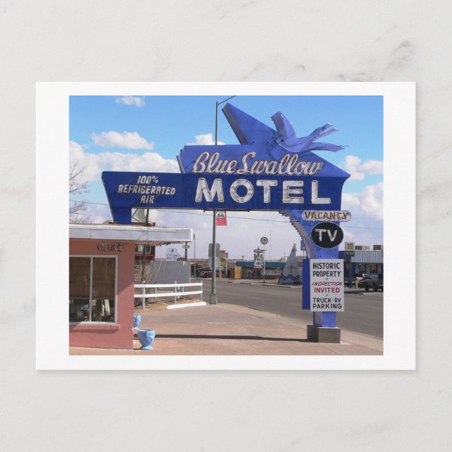 Tucumcari, New Mexico, Rte. 66 Motel Postcard (Front)