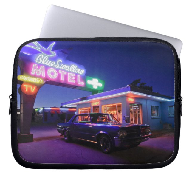 Tucumcari, New Mexico, United States. Route 66 2 Laptop Sleeve (Front)