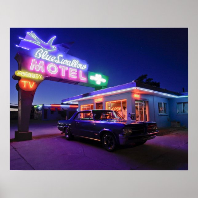 Tucumcari, New Mexico, United States. Route 66 2 Poster (Front)