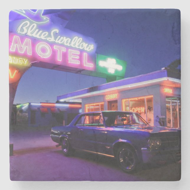 Tucumcari, New Mexico, United States. Route 66 2 Stone Coaster (Front)