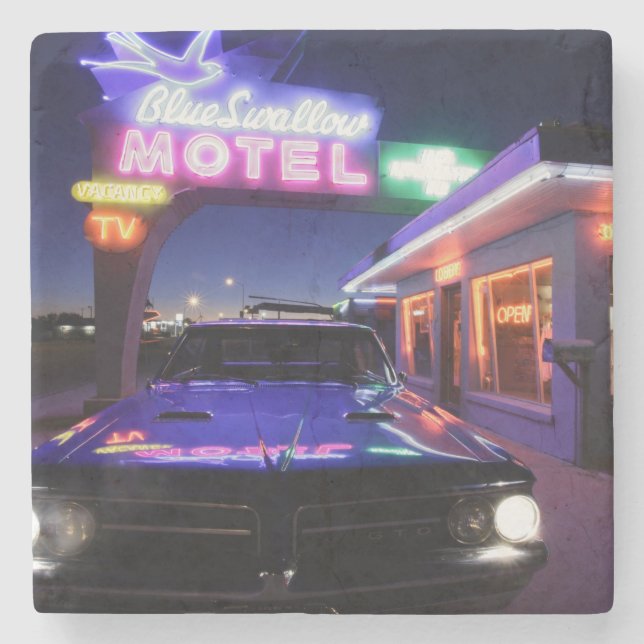 Tucumcari, New Mexico, United States. Route 66 Stone Coaster (Front)