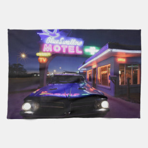 Tucumcari, New Mexico, United States. Route 66 Tea Towel