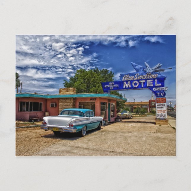 Tucumcari, NM - Rt 66 Postcard (Front)