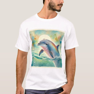 Tucuxi dolphin in the river 130924AREF115 - Waterc T-Shirt