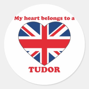 Tudor Classic Round Sticker