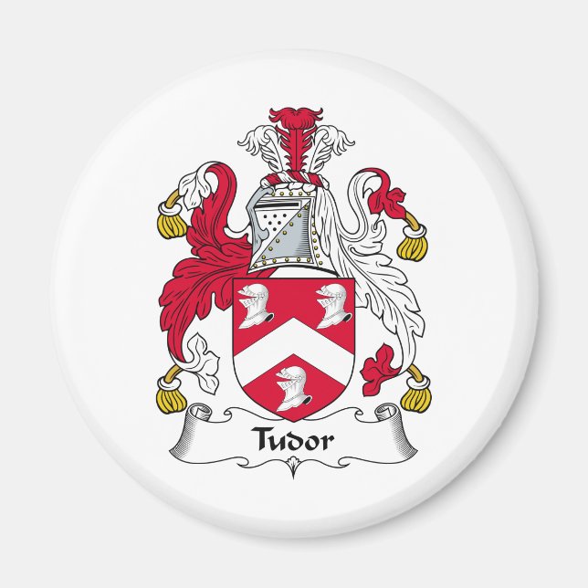 Tudor Family Crest Magnet (Front)