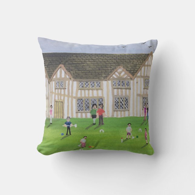 Tudor House 1995 Cushion (Front)