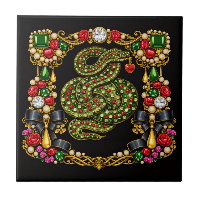 Tudor Inspired Design Scottish Scotland History  Tile (Front)