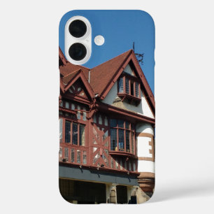 Tudor oak frame building, Edinburgh, Scotland iPhone 16 Case