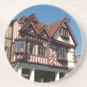Tudor oak frame building, Edinburgh, Scotland Coaster