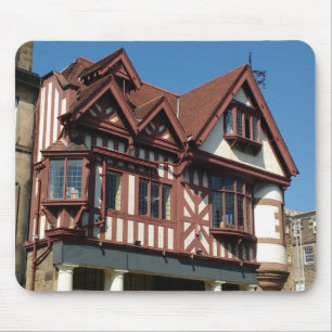 Tudor oak frame building, Edinburgh, Scotland Mouse Mat
