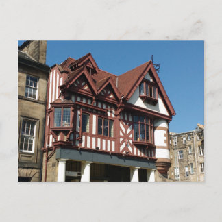 Tudor oak frame building, Edinburgh, Scotland Postcard
