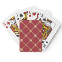 Tudor Red and Gold Pattern