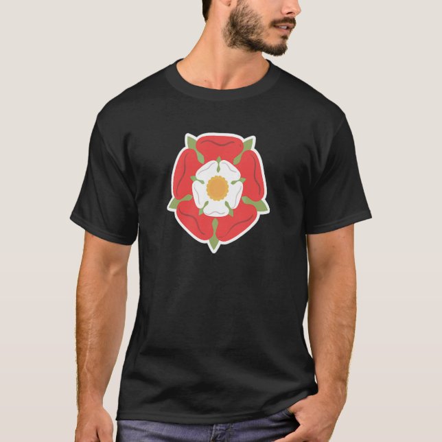 Tudor Rose England Flower T-Shirt (Front)