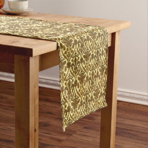 Tudor Rose & Fleur-de-Lis Victorian Era Pattern Short Table Runner